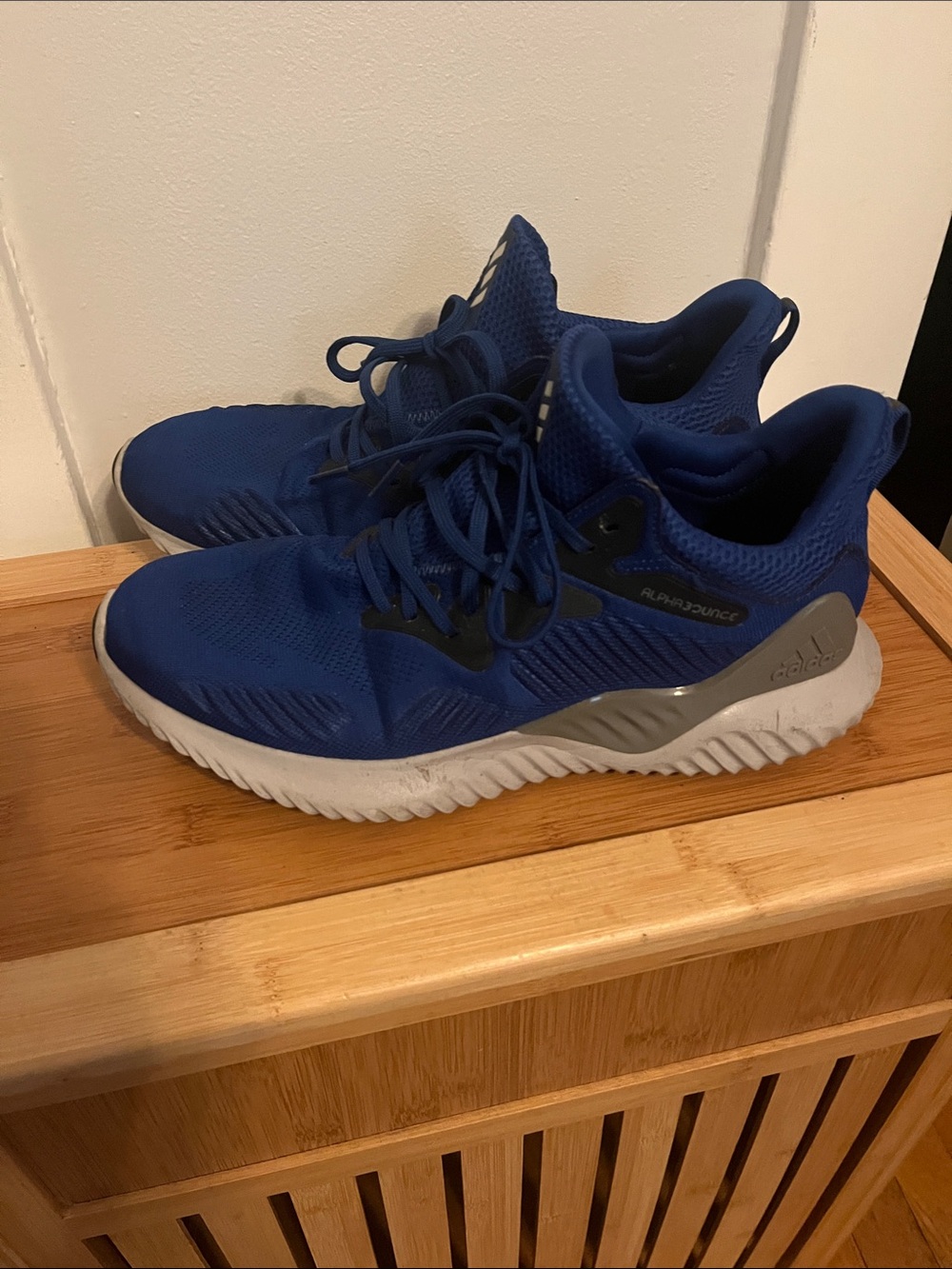 Blue Adidas Athletic Running Sneakers - Picture 3 of 6
